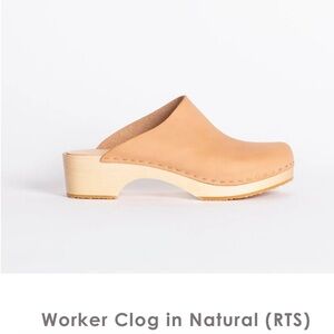 Bryr Worker Clog in Natural - Size 10/40